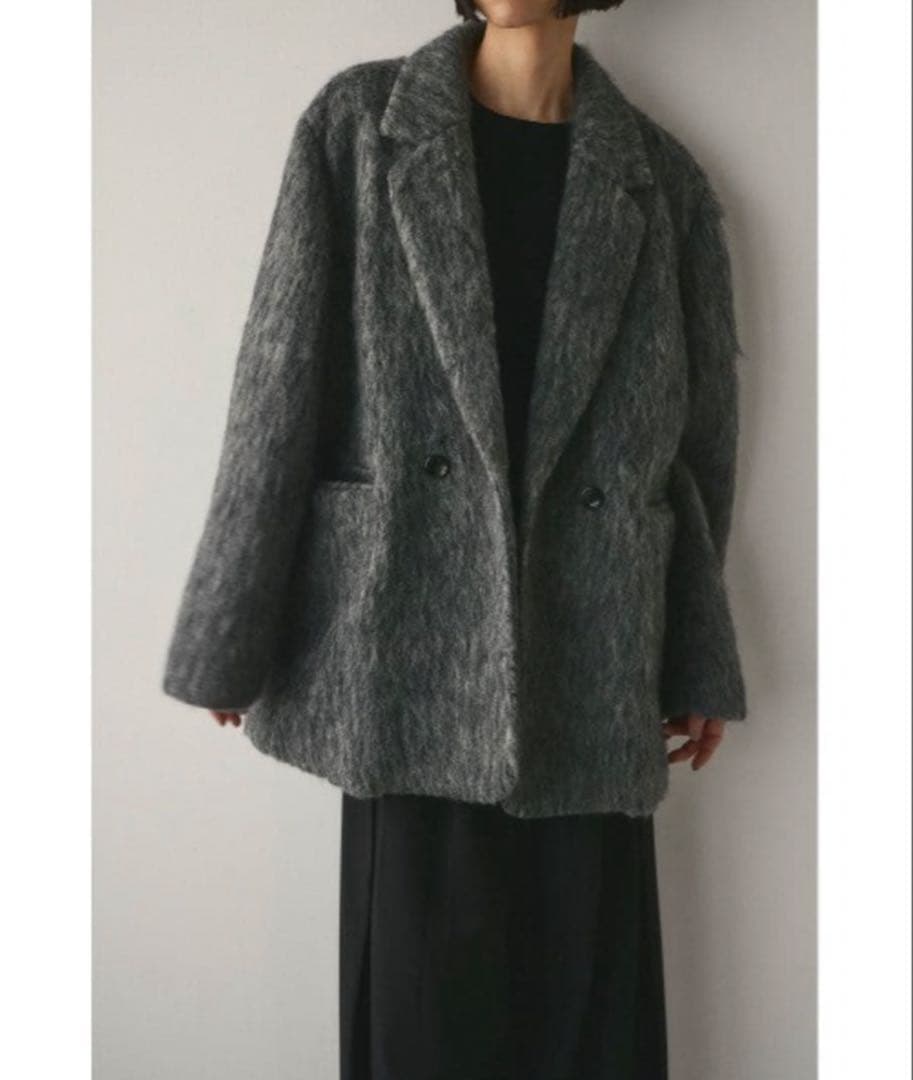 STYLEMIXER シャギーテーラードジャケット　グレー