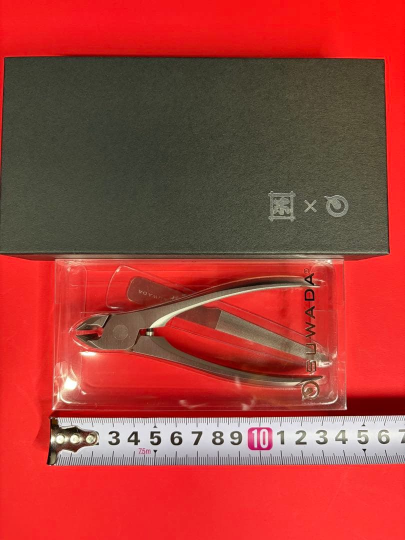 SUWADA ネイルニッパー 本革ケース付き やすり クリッパー