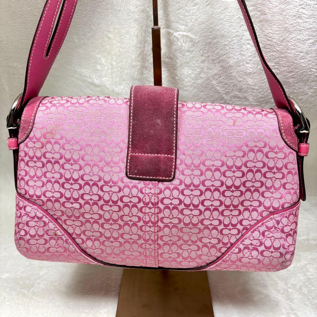 バッグ Coach One Shoulder Handbag pink soho