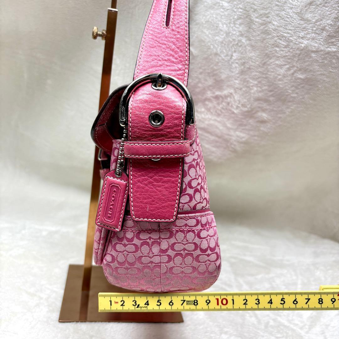 バッグ Coach One Shoulder Handbag pink soho