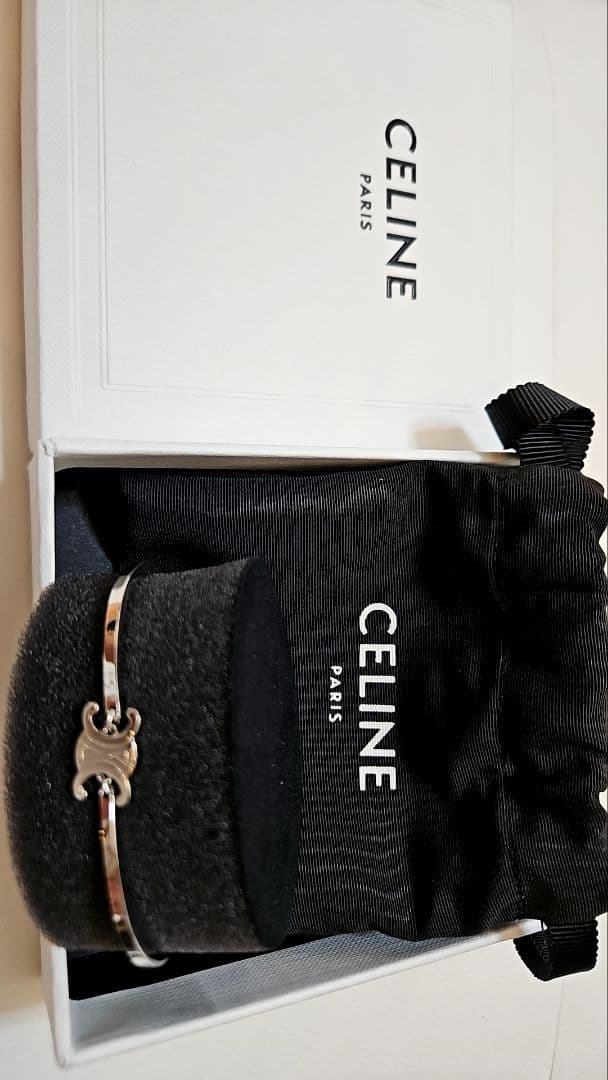 CELINE シルバーバングル