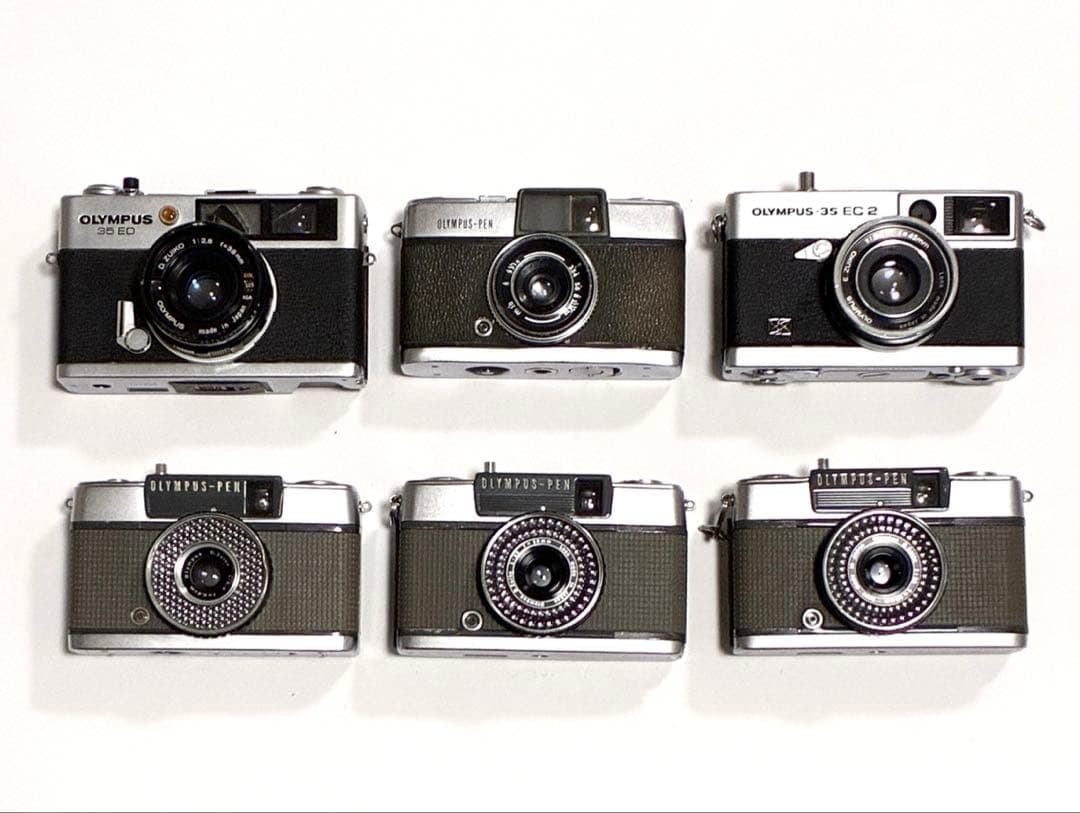 オリンパス PEN・EE、EE-2、35ED、35EC- 2　カメラ6台セット