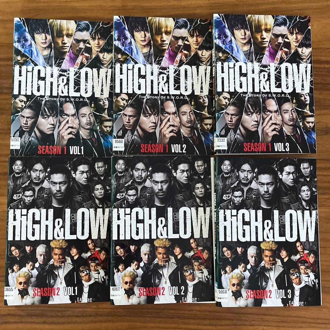 HiGH&LOW DVD 16枚セット