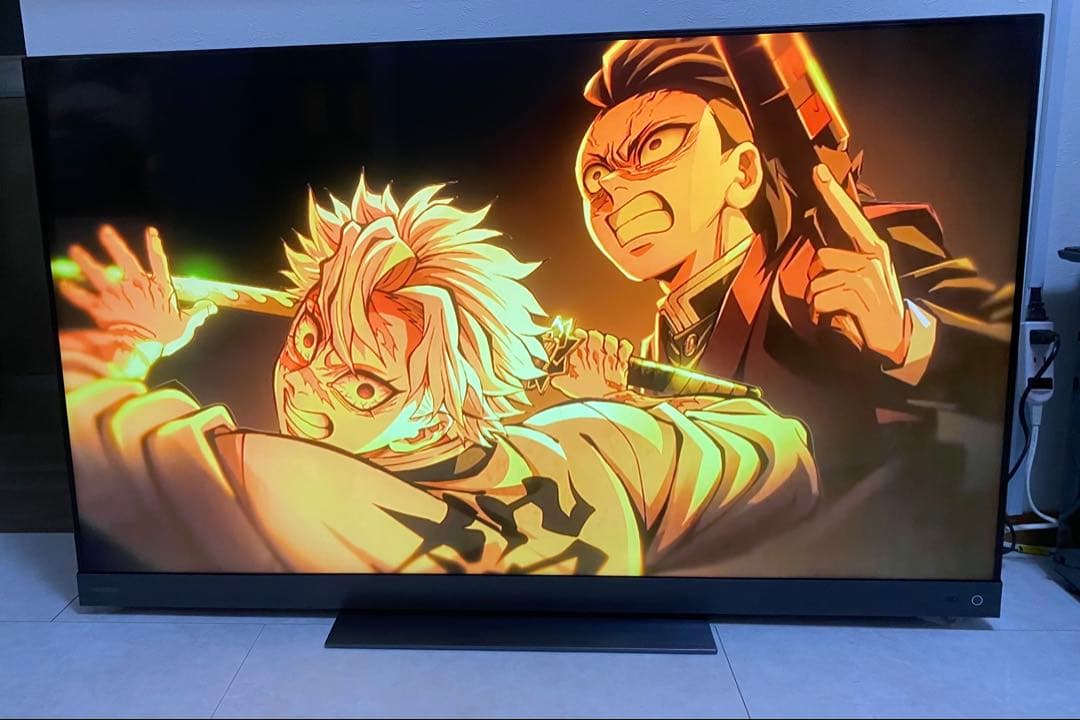 東芝 レグザ 55V型　4K テレビ 55Z740XS 21年製　動画アプリ