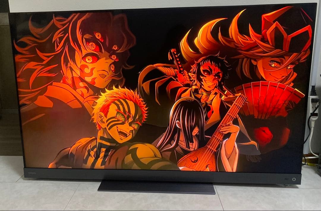 東芝 レグザ 55V型　4K テレビ 55Z740XS 21年製　動画アプリ