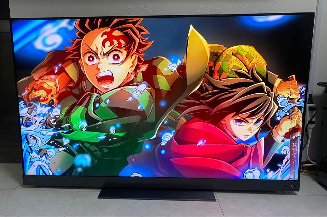 東芝 レグザ 55V型　4K テレビ 55Z740XS 21年製　動画アプリ