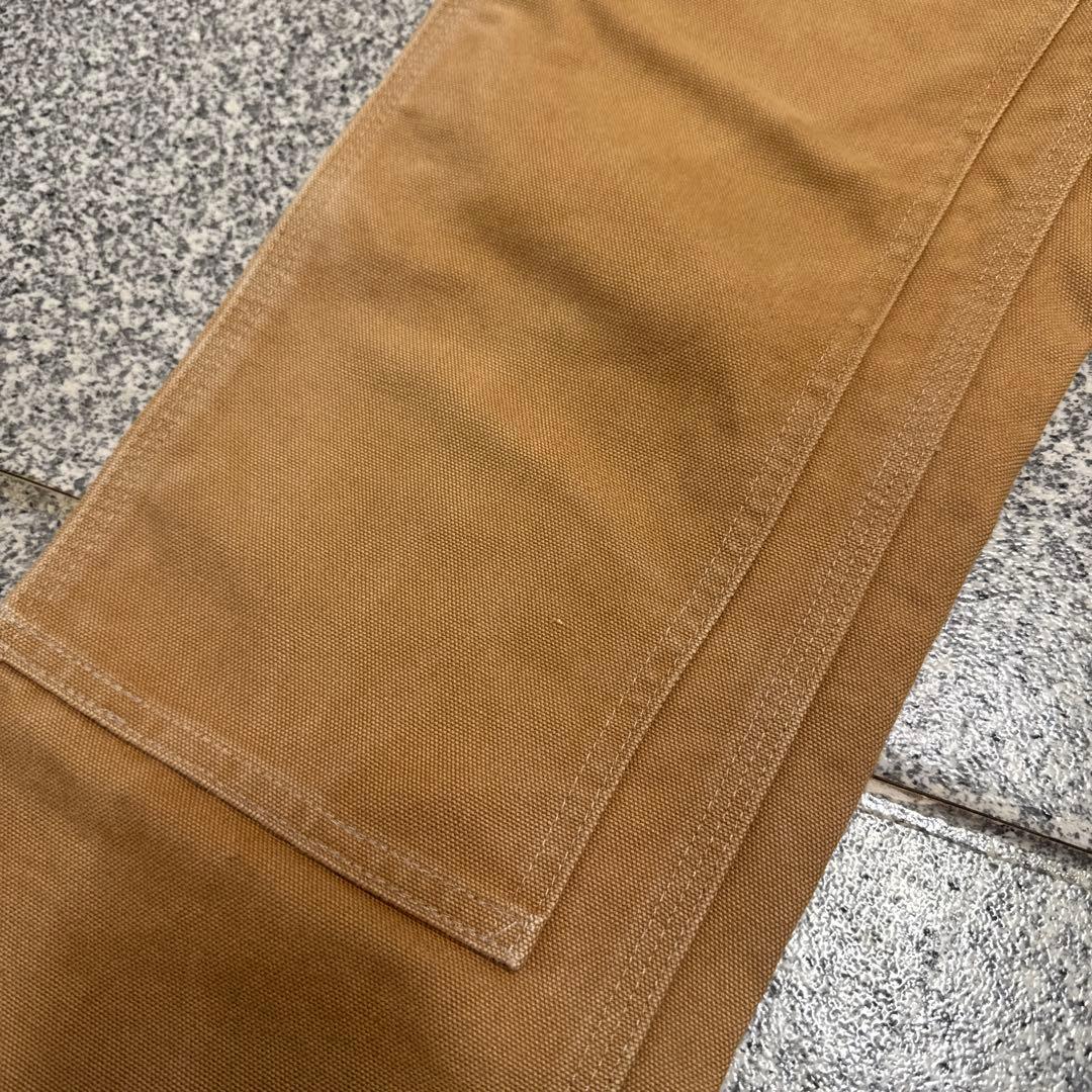 【USA製・W30】名作 カーハート B01 ダブルニー ダックパンツ ベージュ
