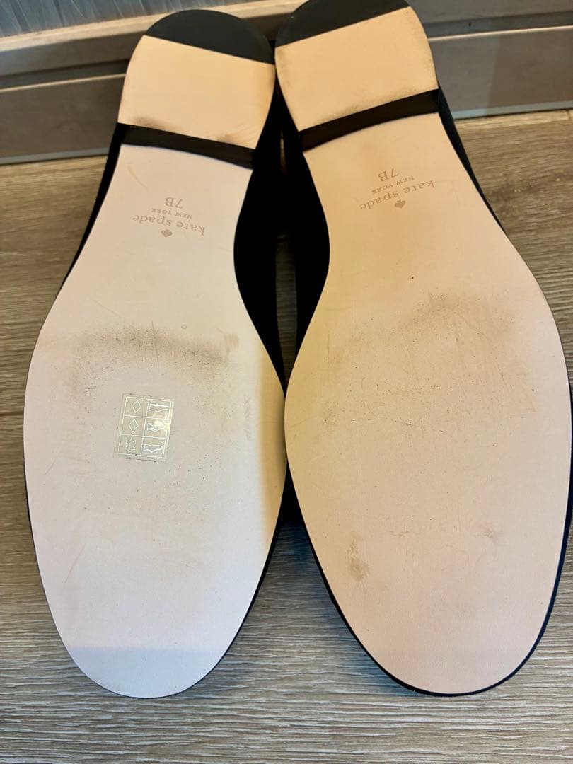 靴 kate spade Claudia Big Apple Loafer 7 B