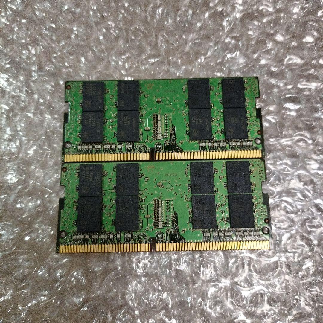 SAMSUNG　PC4-2666V 16GB×2 計32GB ノートパソコン用