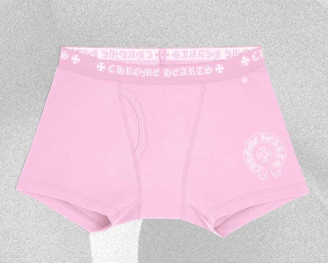 クロムハーツ ボクサーパンツ　Mピンク　新品未使用　ショートパンツ