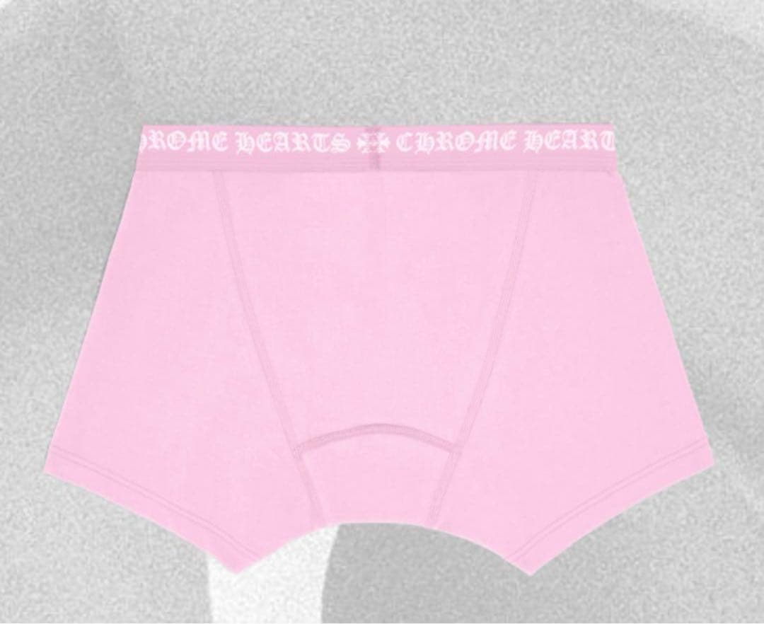 クロムハーツ ボクサーパンツ　Mピンク　新品未使用　ショートパンツ