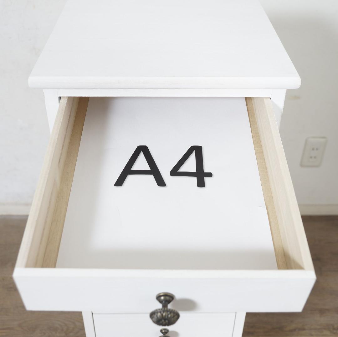 桐製　 隙間ラック　箪笥　整理タンス　書類チェスト　8段　収納　完成品