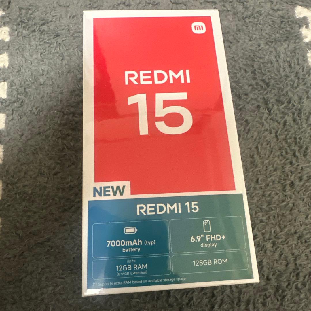 スマートフォン本体 Redmi 15 12g/128g