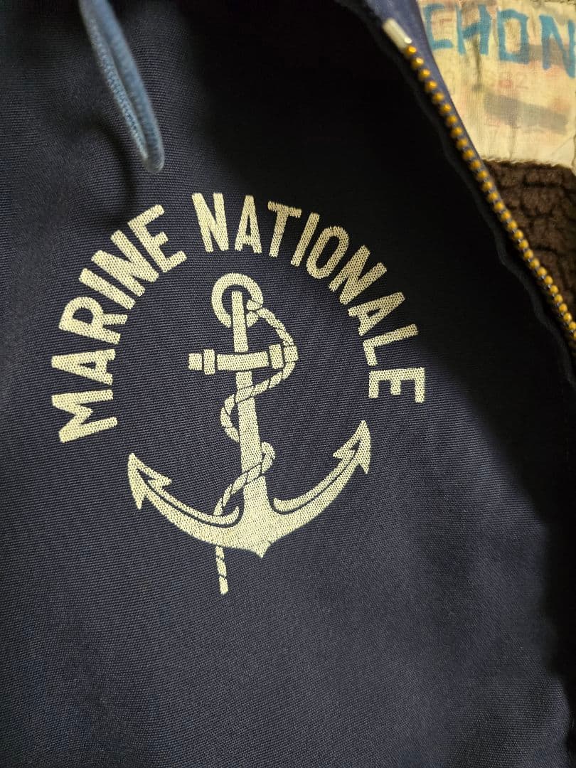 80's フランス海軍実物 MARINE NATIONALE デ ッキジャケット