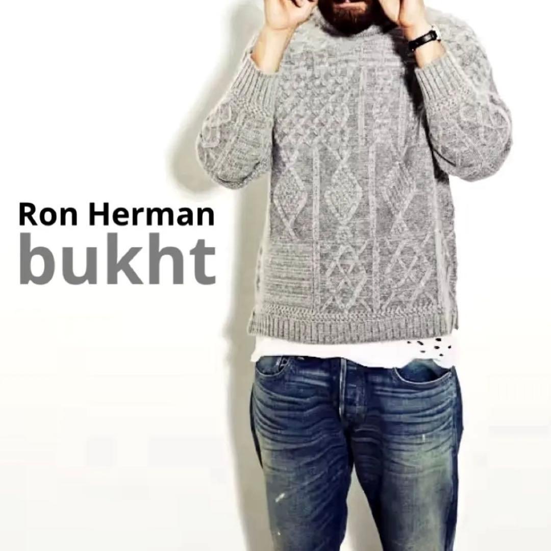 ロンハーマン別注bukhtタートルネックニット【ラム.モヘア.ウールミックス】L