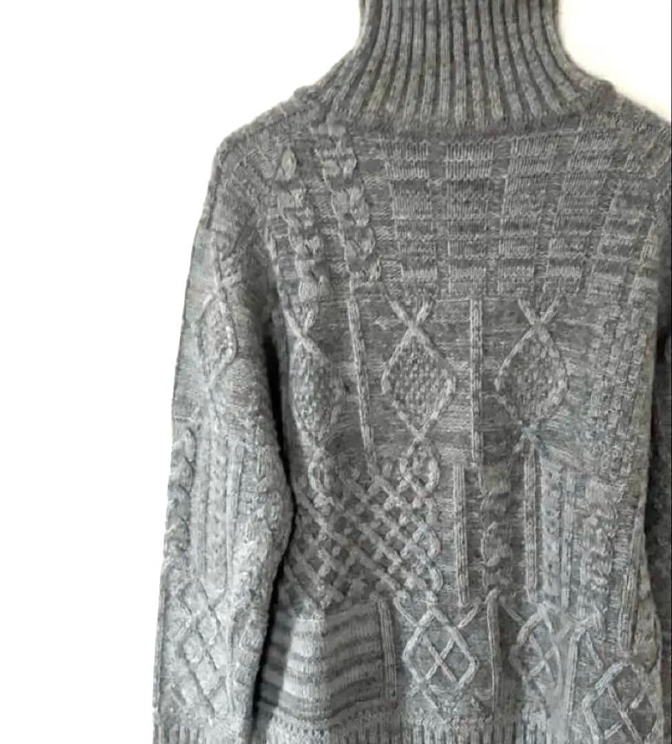 ロンハーマン別注bukhtタートルネックニット【ラム.モヘア.ウールミックス】L