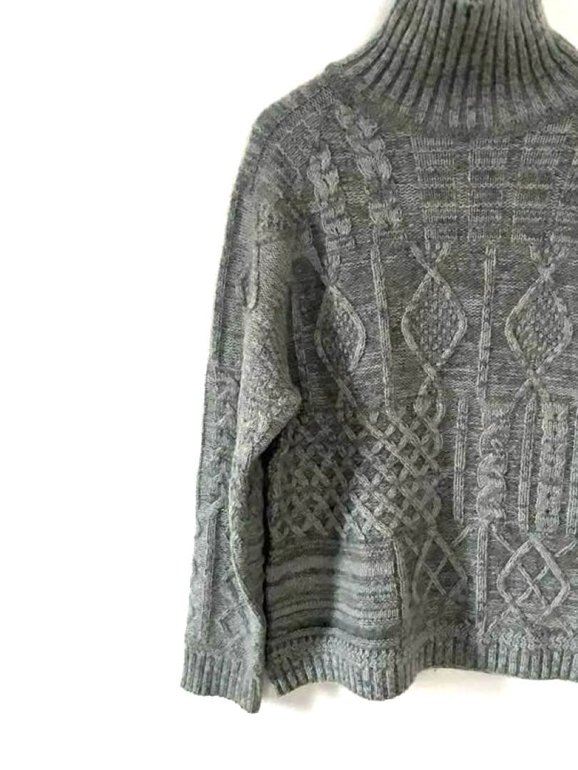 ロンハーマン別注bukhtタートルネックニット【ラム.モヘア.ウールミックス】L