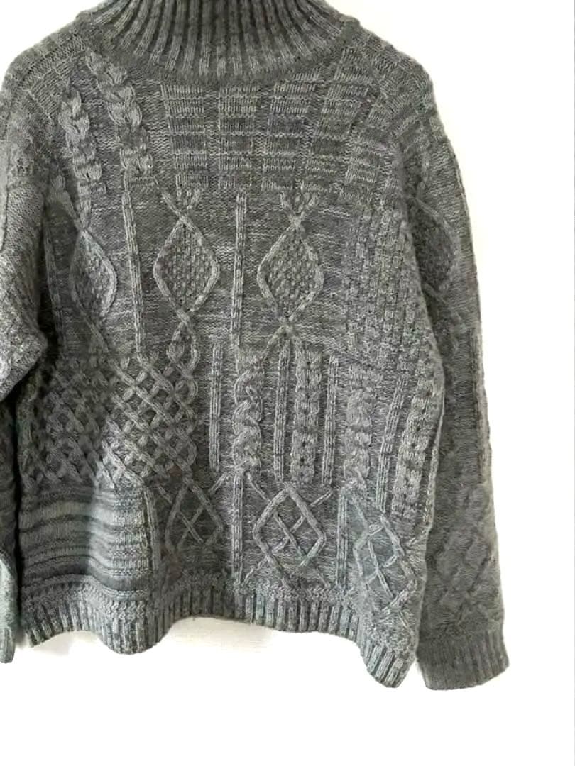 ロンハーマン別注bukhtタートルネックニット【ラム.モヘア.ウールミックス】L