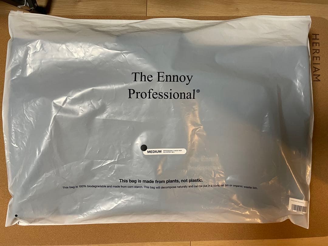 t*s様 新品未使用★エンノイ★プロフェッショナルフリースベスト★黒M