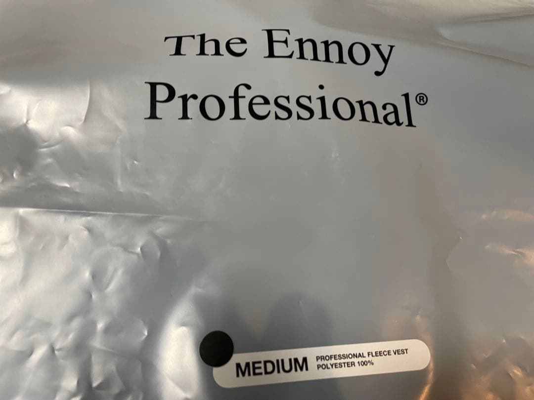 t*s様 新品未使用★エンノイ★プロフェッショナルフリースベスト★黒M