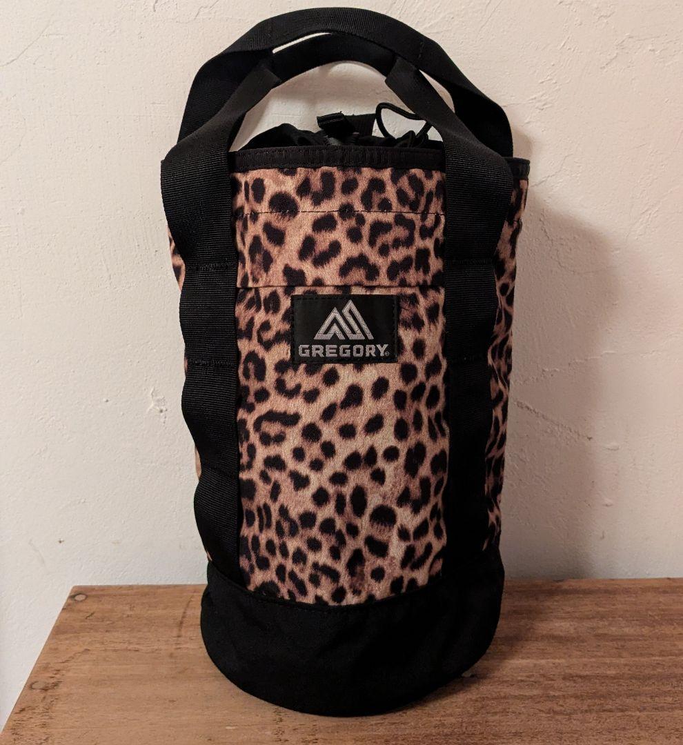 ビームス限定GREGORY ヒョウ柄 ランタンバッグ