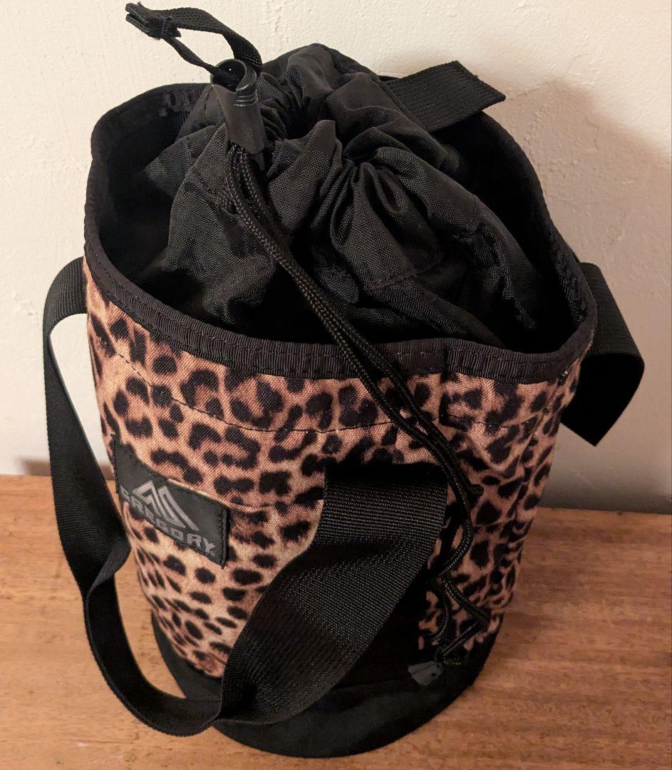 ビームス限定GREGORY ヒョウ柄 ランタンバッグ