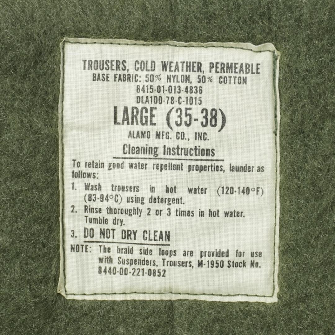 パンツ US NAVY A-2 DECK TROUSERS LARGE MIL25040