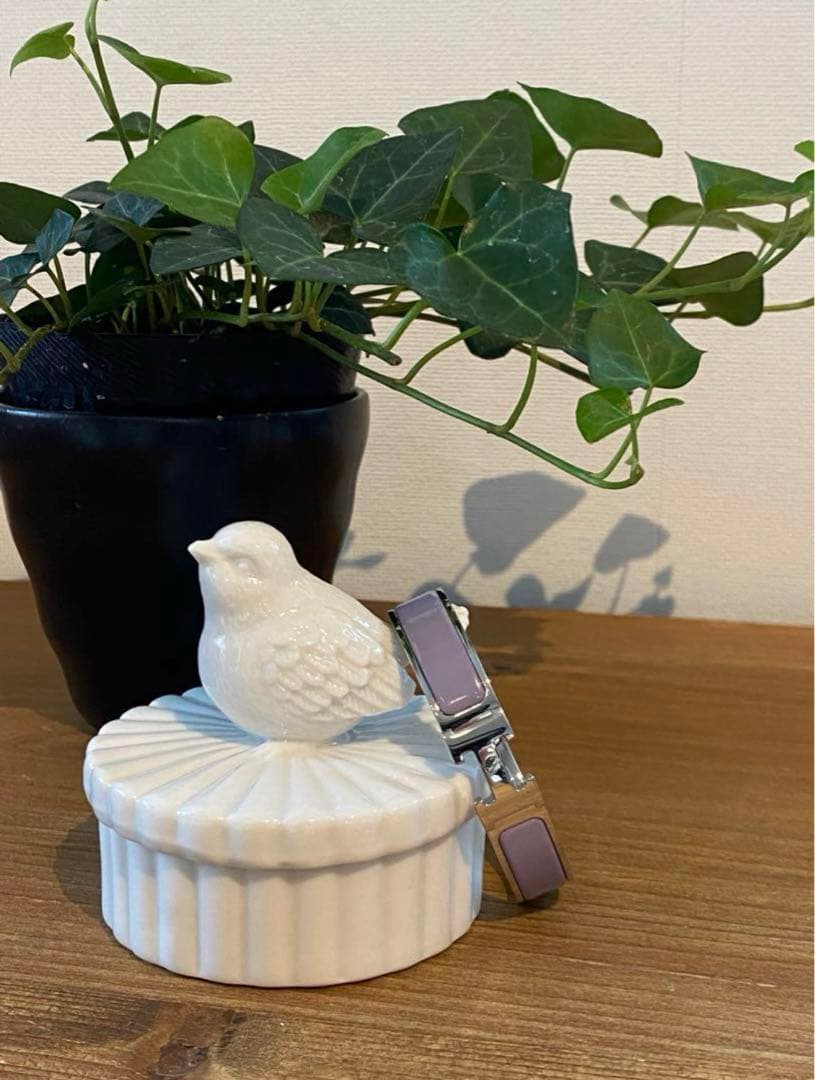【HERMES エマイユ クリックH】バングル✨ラベンダー✨