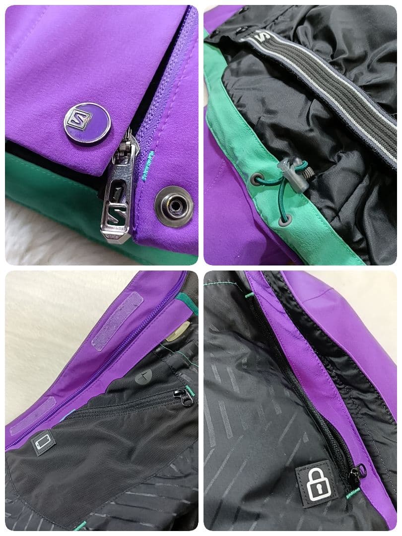 良品✨SALOMON スノーボード ウェア スキー 上下 セットアップ L