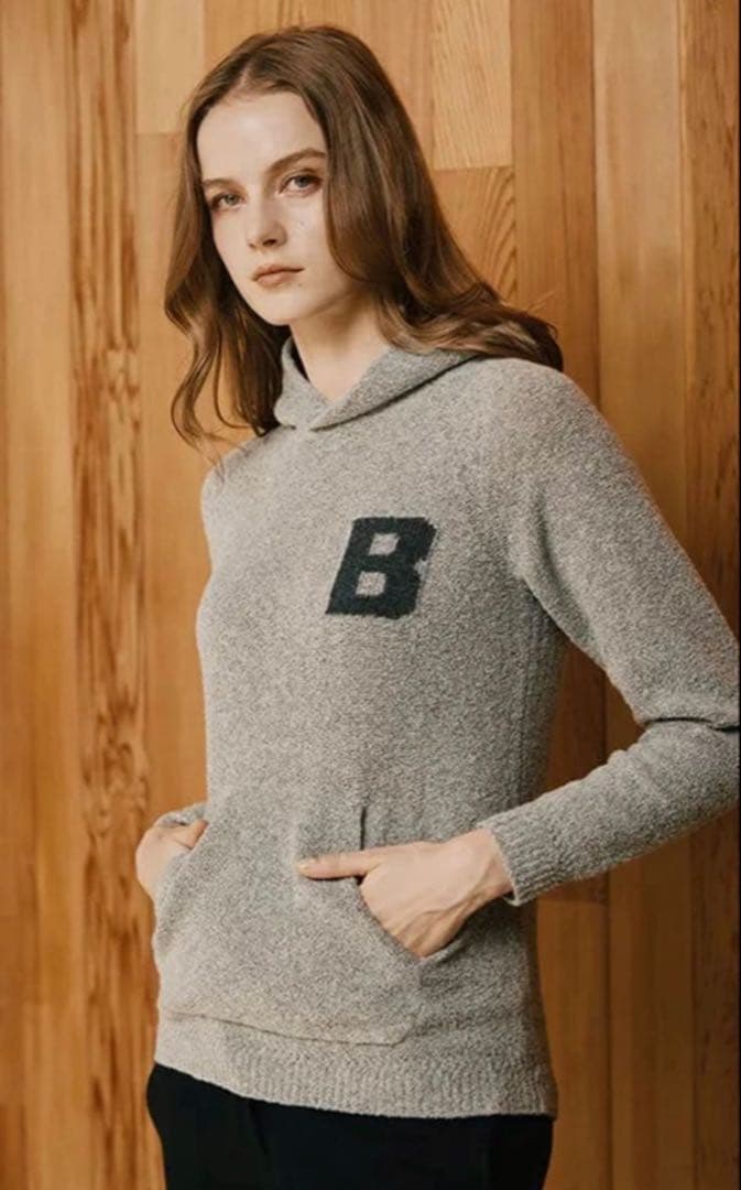 ブリーフィング BRIEFING ホリデー B ロゴ ニット HOLレディースM