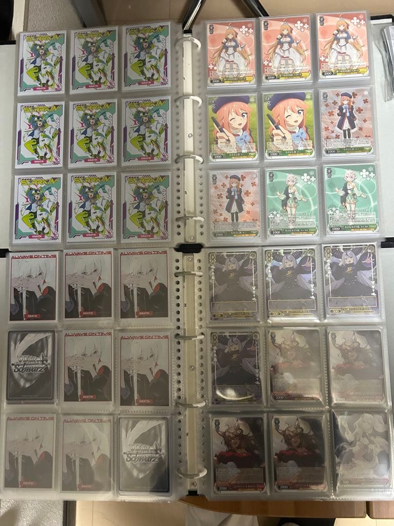 ヴァイスシュヴァルツ　引退品　デッキ　デッキパーツ　プレイマット