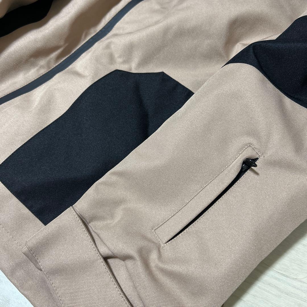 超美品⭐️スノーボードウェア レディース スキーウェア 上下セット　ベージュ　L