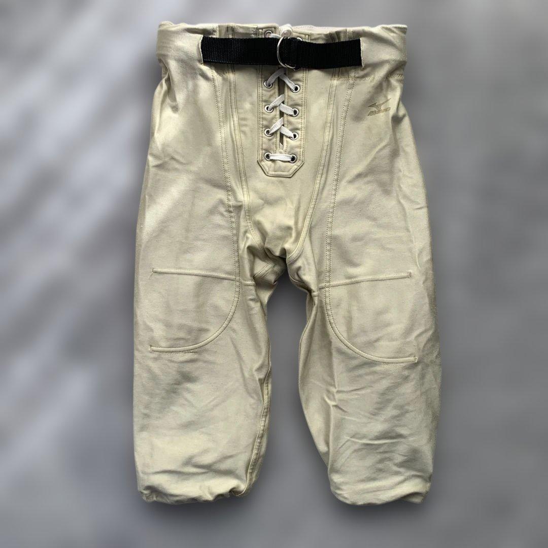 ★値下げ　MIZUNO アメリカンフットボールパンツ ゴールド　sサイズ　試合用