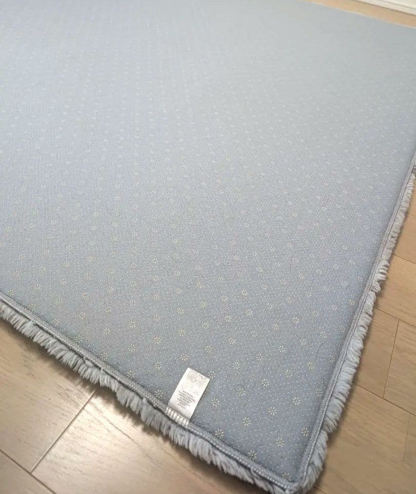 Francfranc　カステ 低反発 ラグ L　2000×2000 シルバー