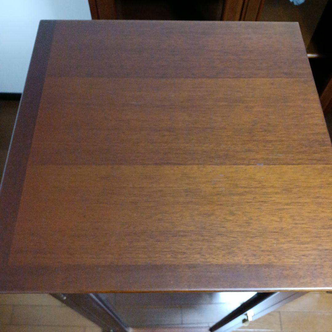 【マルニ】コーナーキャビネット　サイドキャビネット　飾り棚　地中海　左