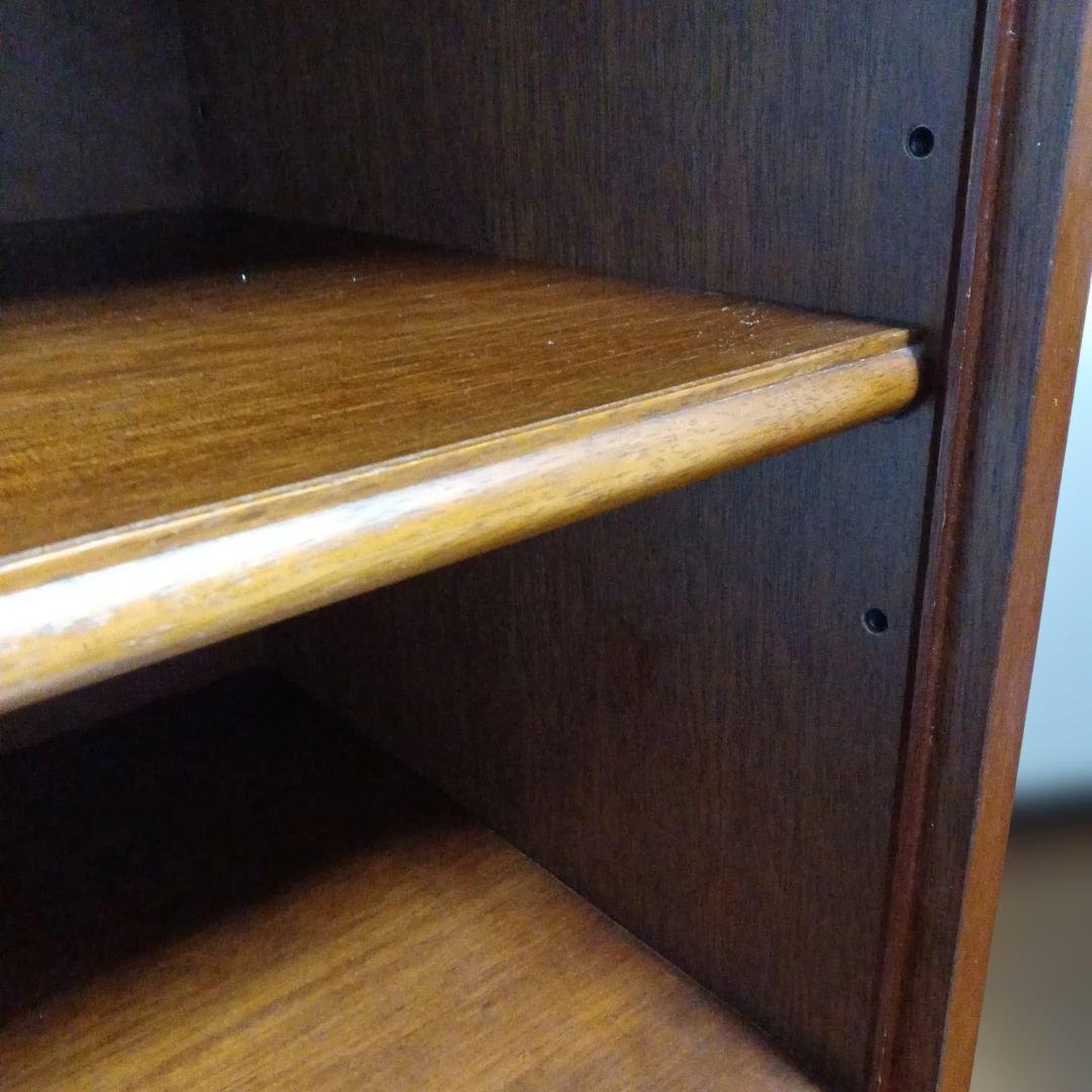 【マルニ】コーナーキャビネット　サイドキャビネット　飾り棚　地中海　左