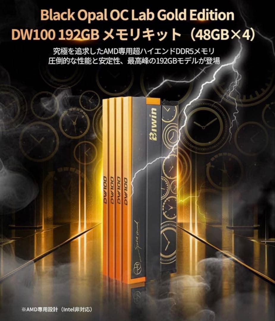 【48GB×4】192GBセットBiwin DW100 DDR5 管理番号2