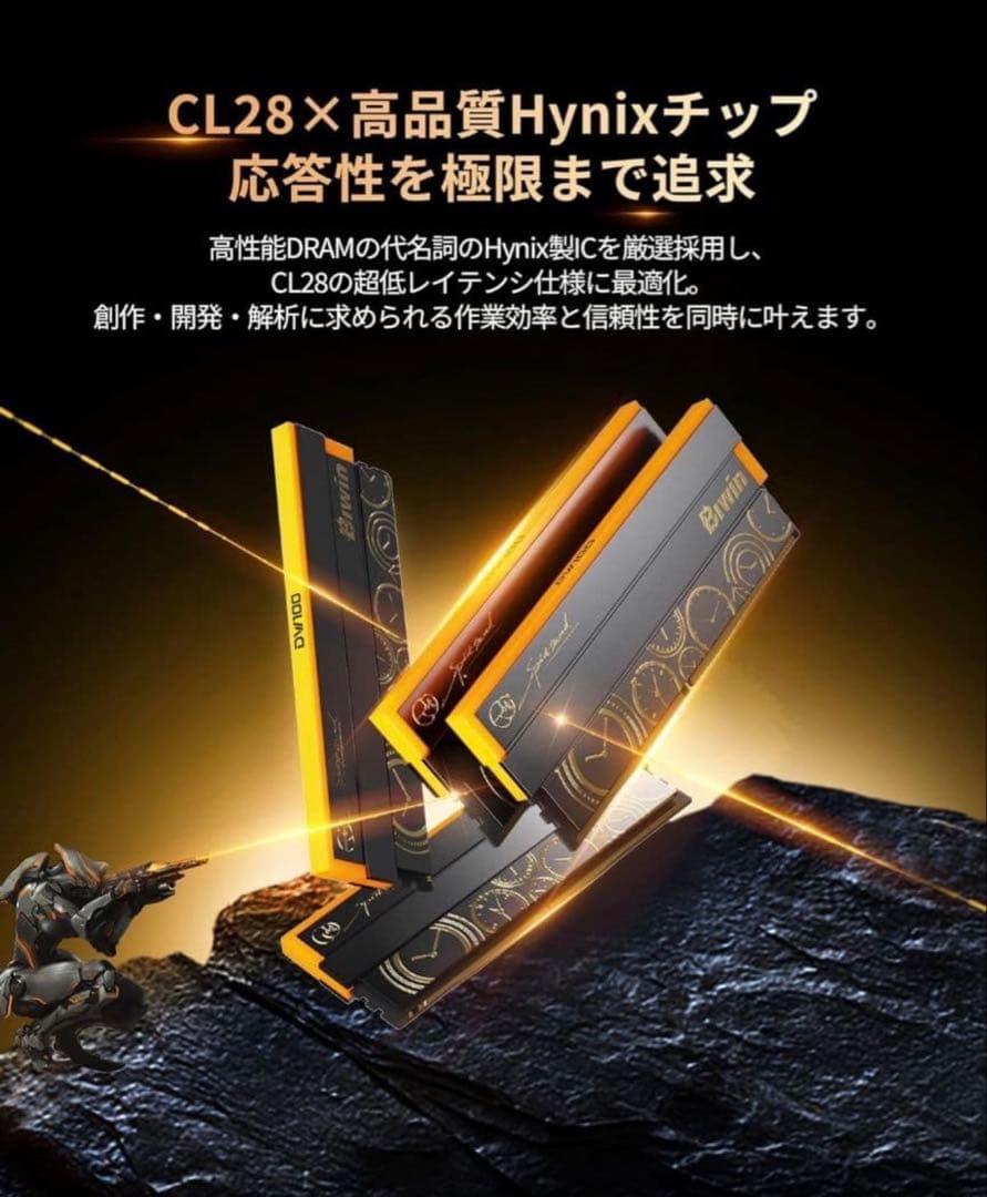 【48GB×4】192GBセットBiwin DW100 DDR5 管理番号2
