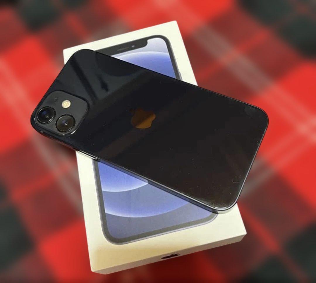 AppleiPhone12 mini ブラック　SIMフリー　バッテリー100%