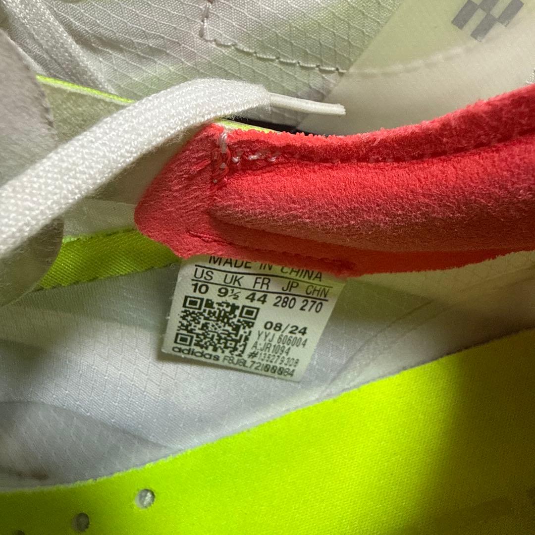 【値下げ中】アディオスプロ4 28.0 白×黒