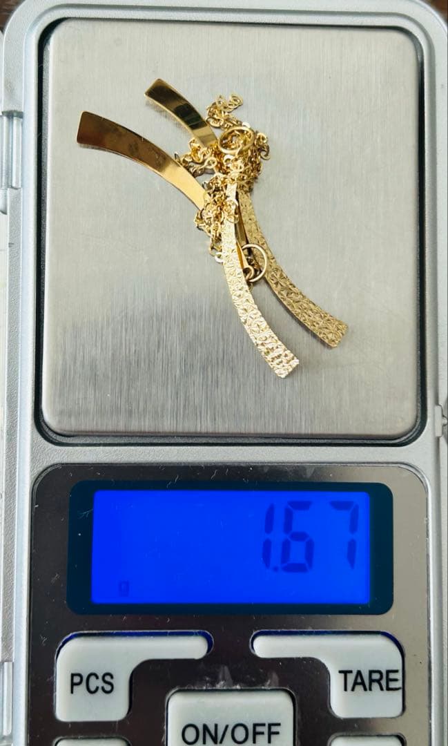 K18YG スイングデザインチャーム