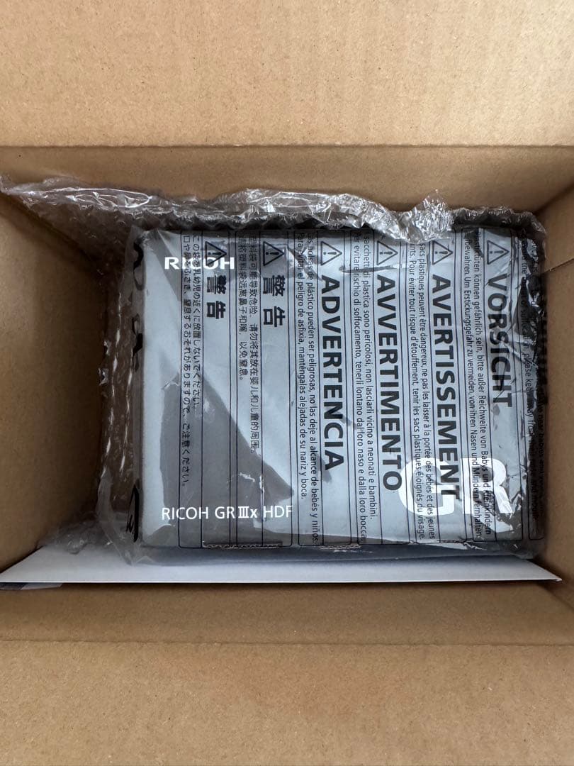 １２月購入　新品未開封　３年保証付　RICOH GRIIIx HDF リコー