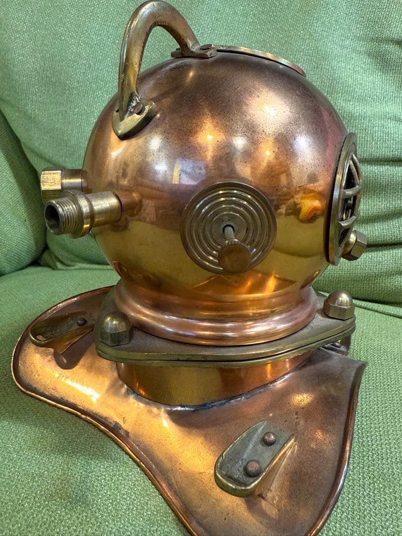 潜水ヘルメット　置物　オブジェ
