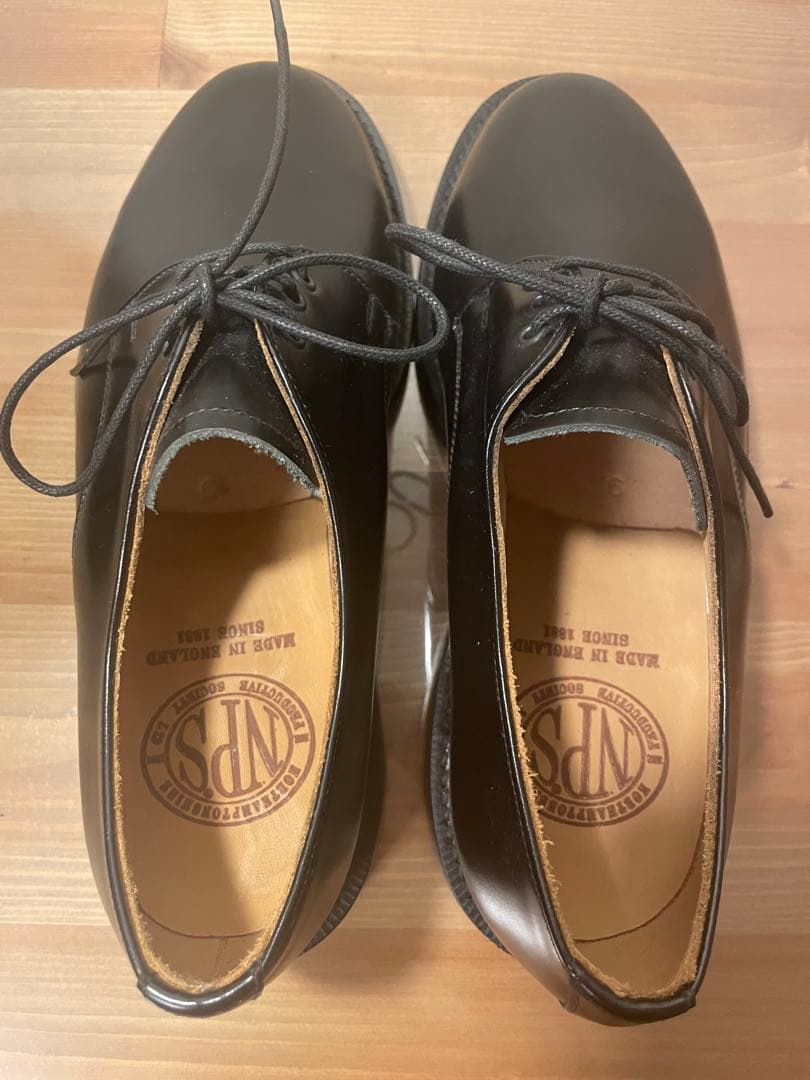 nps プレーントゥ サービスシューズ UK6