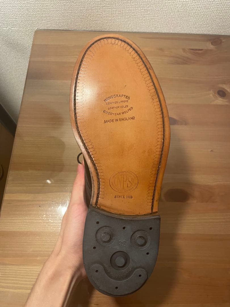 nps プレーントゥ サービスシューズ UK6
