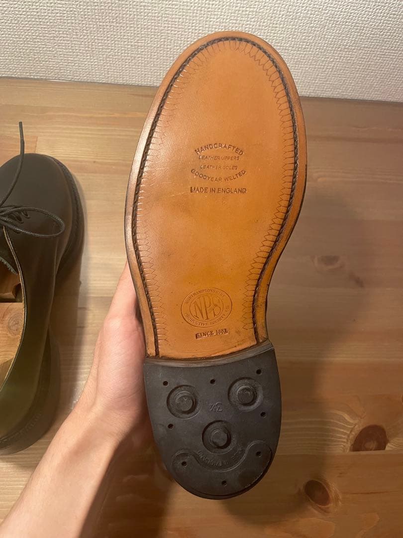 nps プレーントゥ サービスシューズ UK6