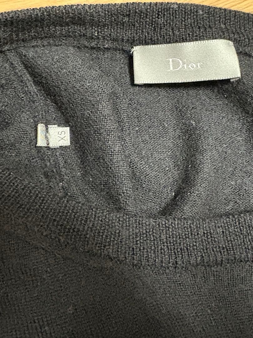 Dior Homme 05AW エディ期 クラッシュニット 爪 XS 黒