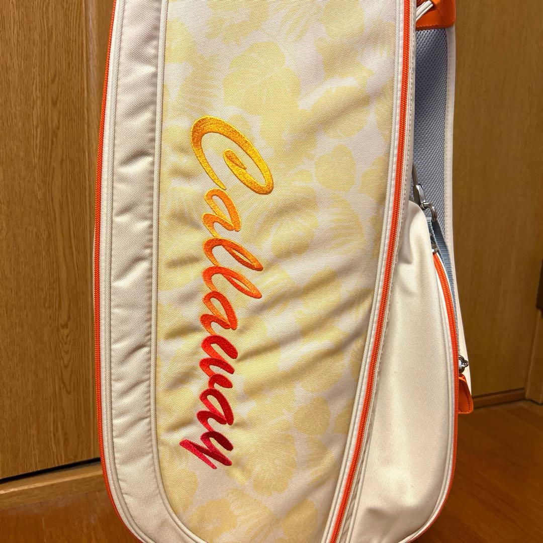 超美品！初心者セット　Callaway ゴルフバッグ ホワイト/オレンジ