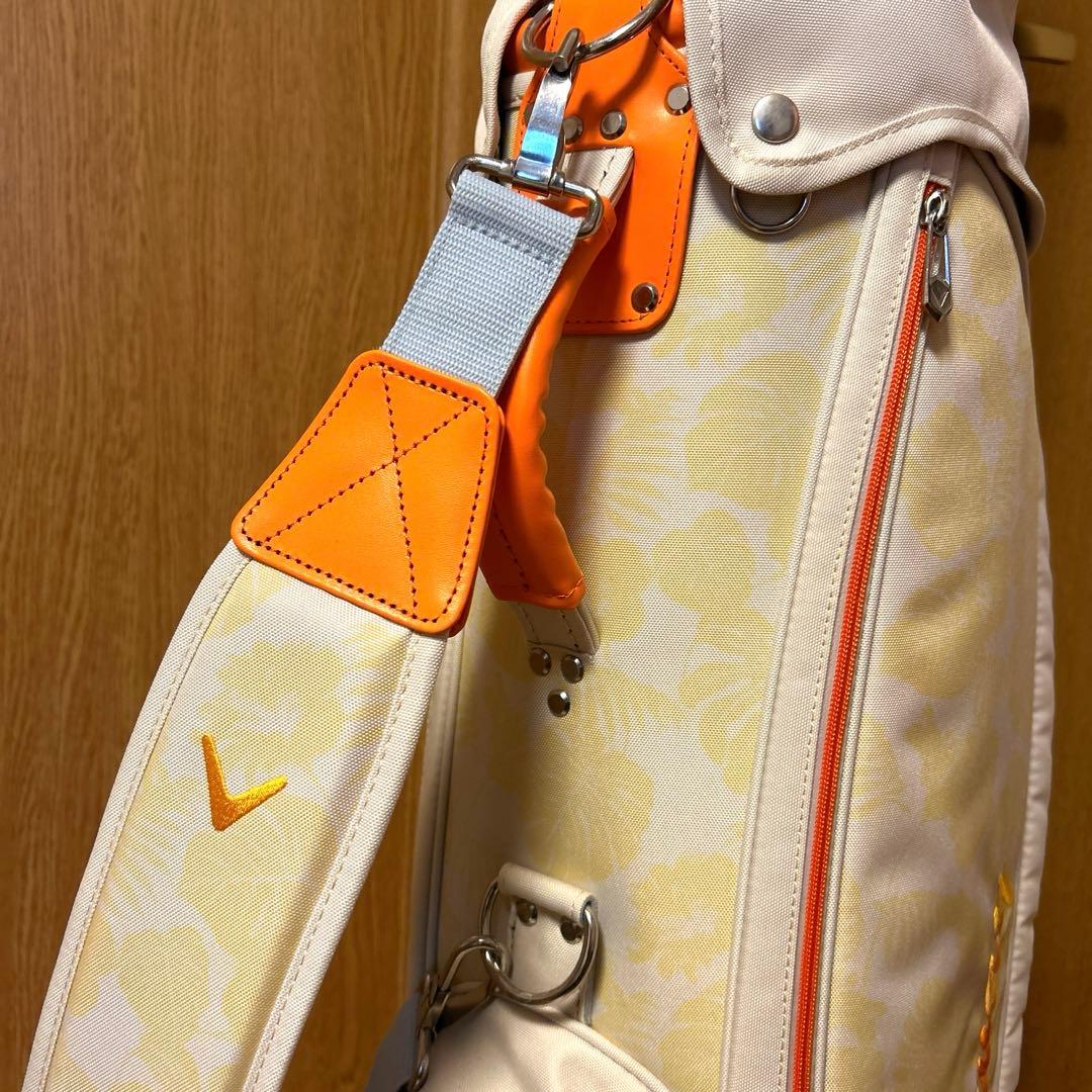 超美品！初心者セット　Callaway ゴルフバッグ ホワイト/オレンジ