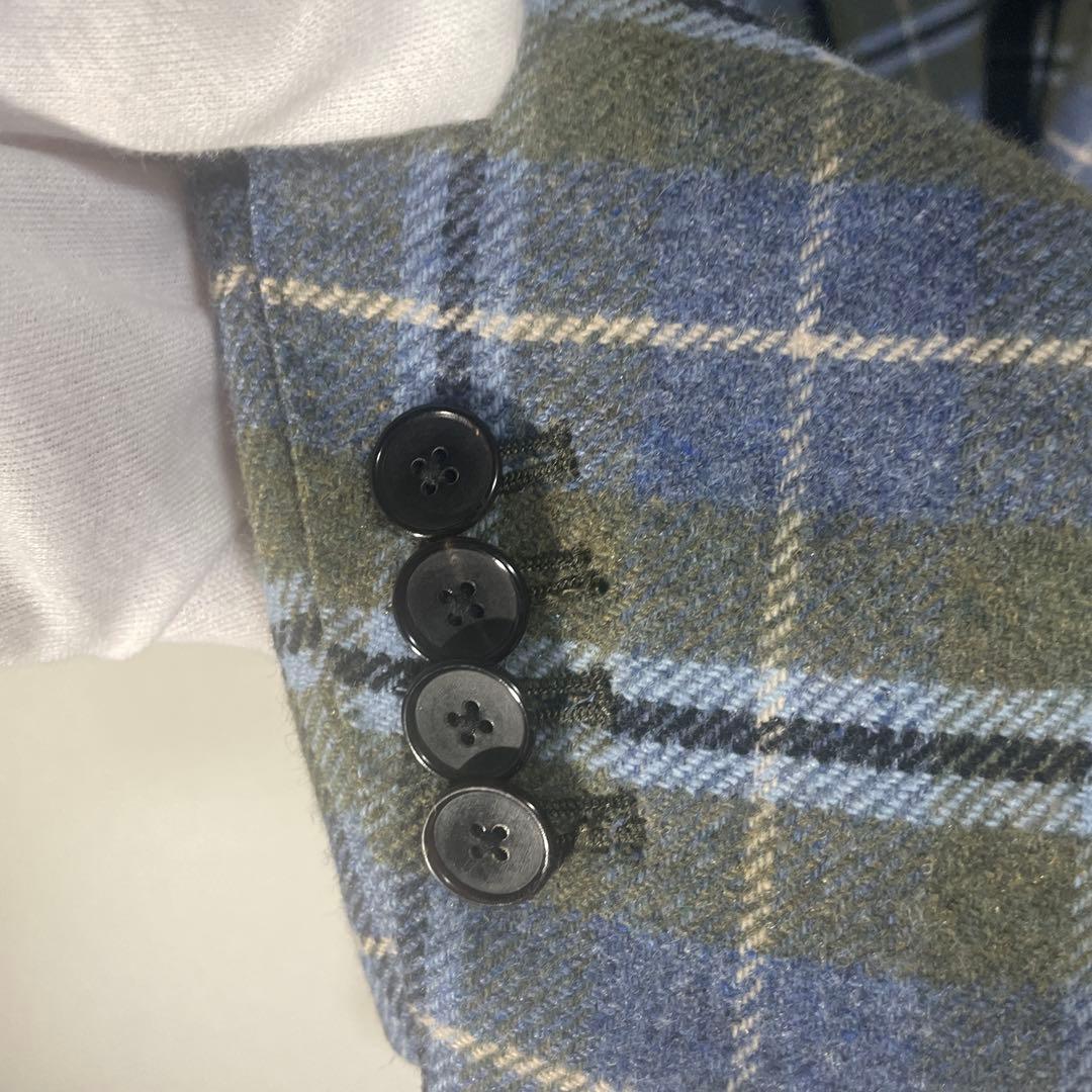 LARDINI テーラードジャケット グレー・ブルー